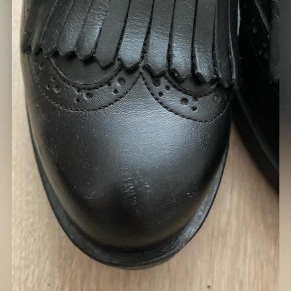 WHITE BUFFALO - Black Loafers Fringe - 36 - Picture 4 of 5